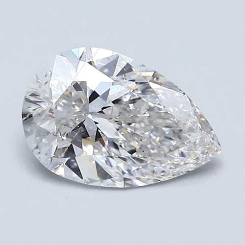 1.51 carat G-SI1 Natūralus Pear Deimantas (1)