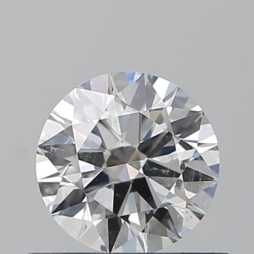 0.53 carat F-SI2 Excellent cut Natūralus Round Deimantas (1)