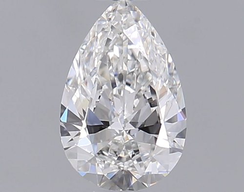 0.45 carat F-VVS1 Natūralus Pear Deimantas (1)