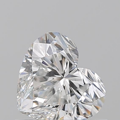 0.61 carat F-VS2 Natūralus Heart Deimantas (1)