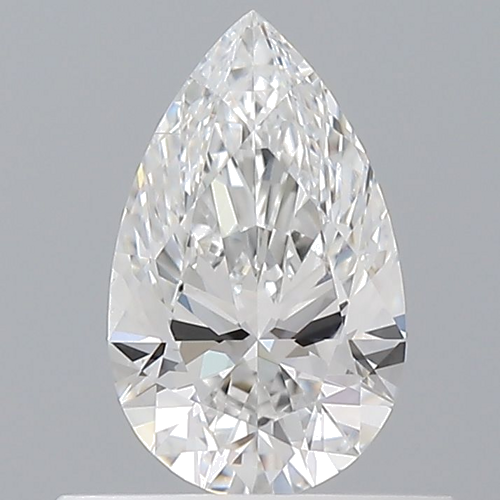 0.5 carat D-VS2 Natūralus Pear Deimantas (1)