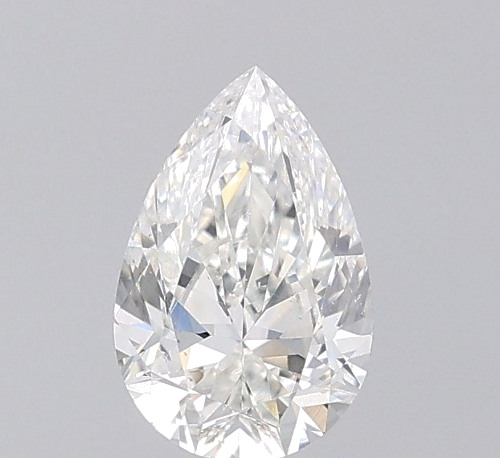 0.8 carat F-SI1 Natūralus Pear Deimantas (1)