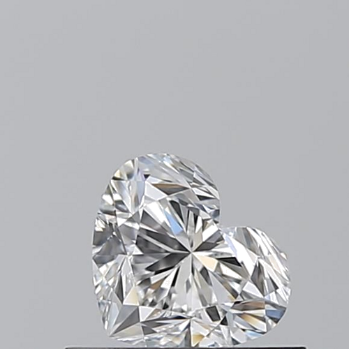 0.51 carat E-VVS1 Natūralus Heart Deimantas (1)