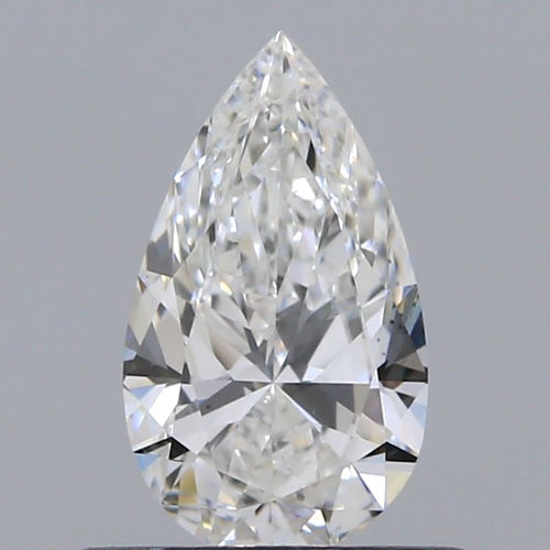 0.55 carat F-VS2 Natūralus Pear Deimantas (1)