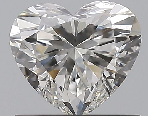 0.55 carat H-SI1 Natūralus Heart Deimantas (1)