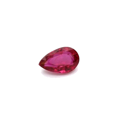 0.95 carat RED BRILLIANTSTEP cut Pear Rubinas (1)