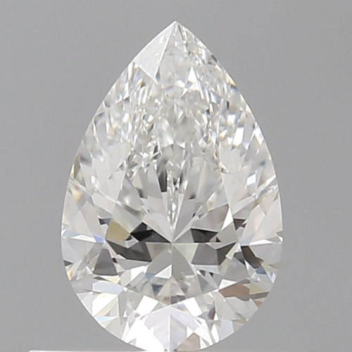 0.52 carat F-VVS1 Natūralus Pear Deimantas (1)