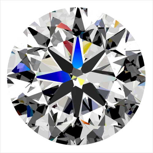 0.3 carat H-VVS2 Very Good cut Natūralus Round Deimantas (1)