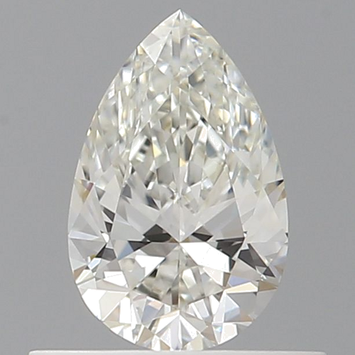0.5 carat I-VVS1 Natūralus Pear Deimantas (1)