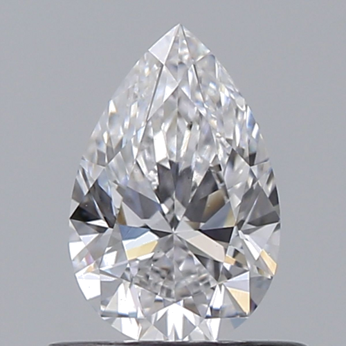 0.55 carat D-VS2 Natūralus Pear Deimantas (1)