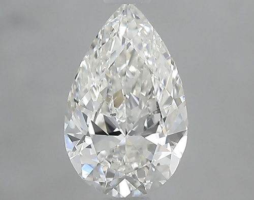 1.0 carat H-SI1 Natūralus Pear Deimantas (1)