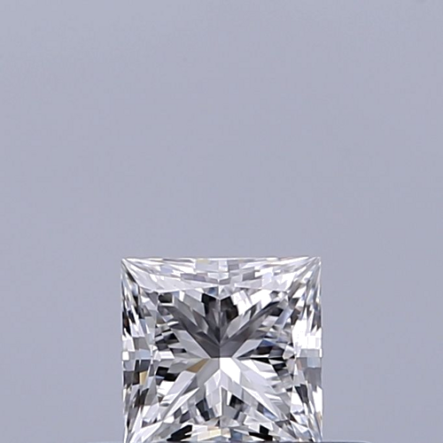 0.3 carat D-VVS2 Natūralus Princess Deimantas (1)