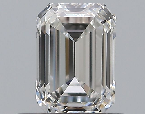0.6 carat F-VVS2 Natūralus Emerald Deimantas (1)