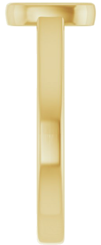 Sužadėtuvių Žiedas „Bezel-Set Solitaire“ 14k yellow gold Elongated Cushion 9mm x 7mm (4)