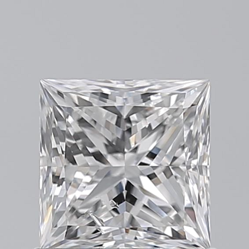 1.02 carat E-SI2 Natūralus Princess Deimantas (1)