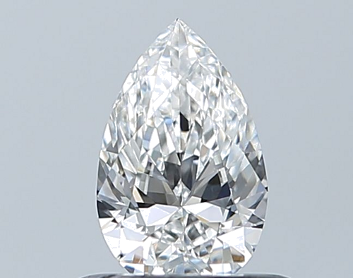0.5 carat F-VS1 Natūralus Pear Deimantas (1)