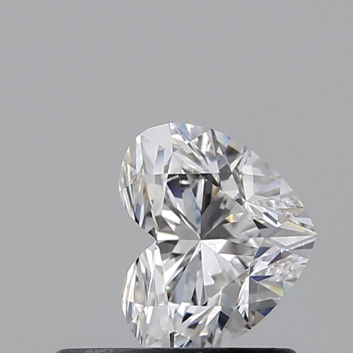 0.52 carat D-VVS2 Natūralus Heart Deimantas (1)