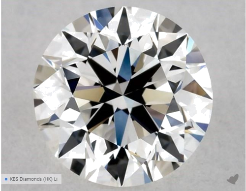 0.5 carat G-VS1 Excellent cut Natūralus Round Deimantas (1)