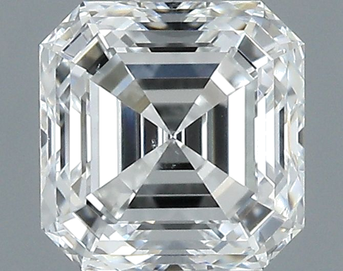 0.52 carat F-VS2 Natūralus Asscher Deimantas (1)