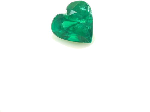 0.6 carat GREEN Heart Smaragdas (1)