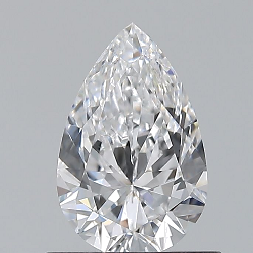0.7 carat D-VS1 Natūralus Pear Deimantas (1)