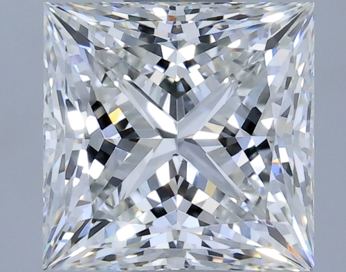 0.9 carat F-VS2 Natūralus Princess Deimantas (1)