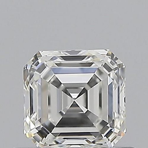 0.61 carat H-IF Natūralus Asscher Deimantas (1)