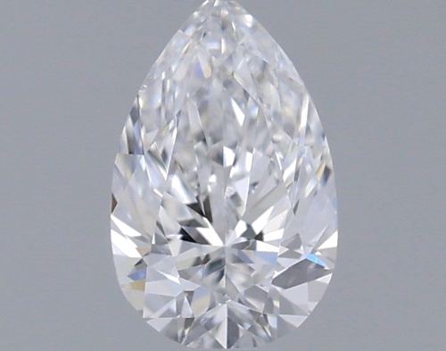 0.33 carat D-VS2 Natūralus Pear Deimantas (1)