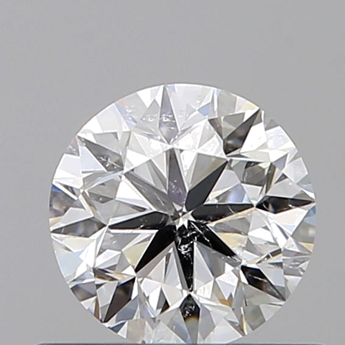 0.6 carat F-SI2 Very Good cut Natūralus Round Deimantas (1)