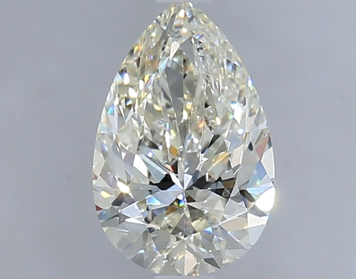 1.0 carat K-SI1 Natūralus Pear Deimantas (1)