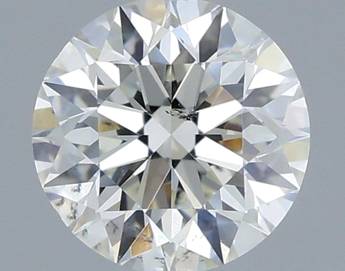 0.5 carat I-SI1 Excellent cut Natūralus Round Deimantas (1)
