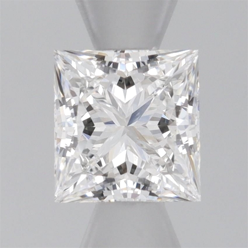 0.53 carat F-VVS2 Natūralus Princess Deimantas (1)