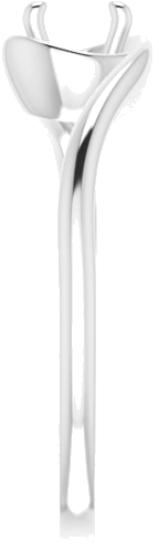 Sužadėtuvių Žiedas „Solitaire“ 585 Baltojo Aukso Round 5.2mm (4)