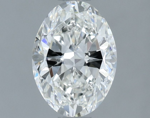 1.0 carat G-SI1 Natūralus Oval Deimantas (1)