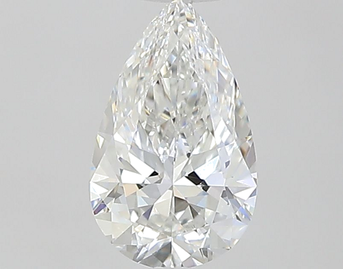 0.5 carat G-VS2 Natūralus Pear Deimantas (1)