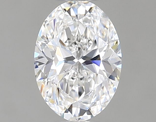 0.5 carat E-VS1 Natūralus Oval Deimantas (1)