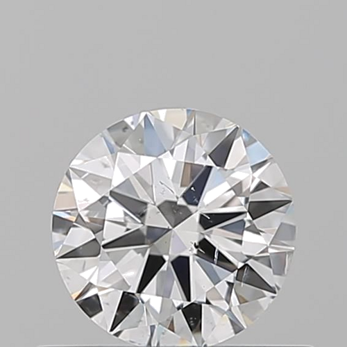 0.5 carat F-SI2 Excellent cut Natūralus Round Deimantas (1)
