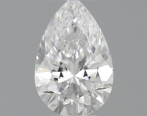 0.25 carat D-VS1 Natūralus Pear Deimantas (1)