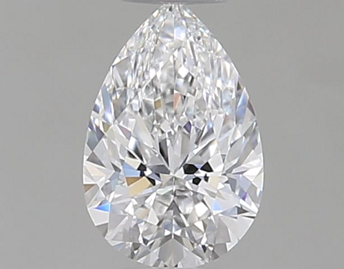 0.33 carat D-VVS1 Natūralus Pear Deimantas (1)