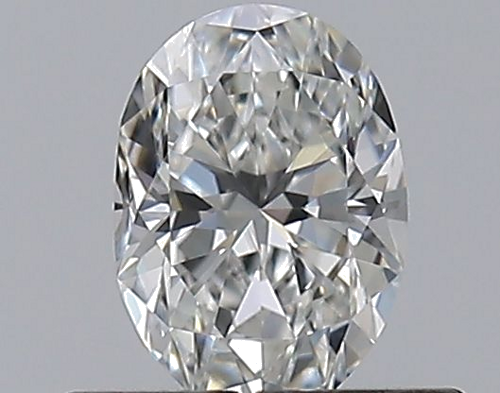 0.42 carat F-VVS1 Natūralus Oval Deimantas (1)