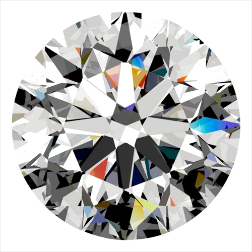 0.31 carat F-VVS2 Excellent cut Natūralus Round Deimantas (1)