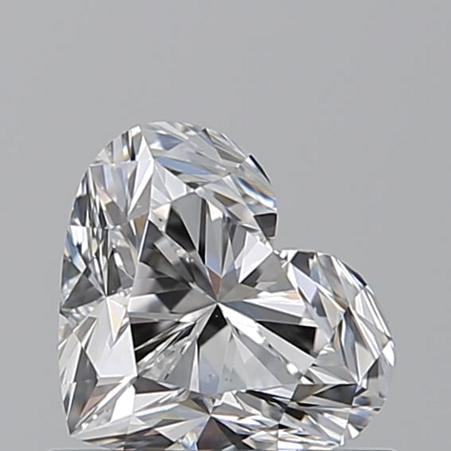 0.7 carat D-VS2 Natūralus Heart Deimantas (1)