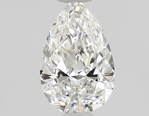 0.5 carat F-VS1 Natūralus Pear Deimantas (1)