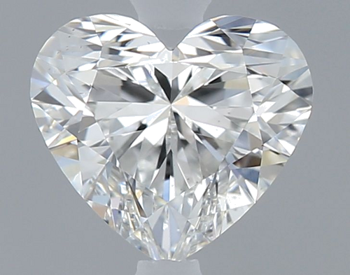 0.5 carat F-VS2 Natūralus Heart Deimantas (1)