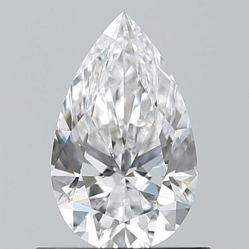 0.7 carat D-VS1 Natūralus Pear Deimantas (1)