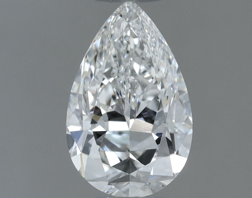 0.6 carat F-SI1 Natūralus Pear Deimantas (1)