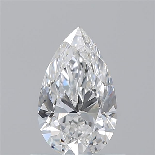0.71 carat F-VS2 Natūralus Pear Deimantas (1)