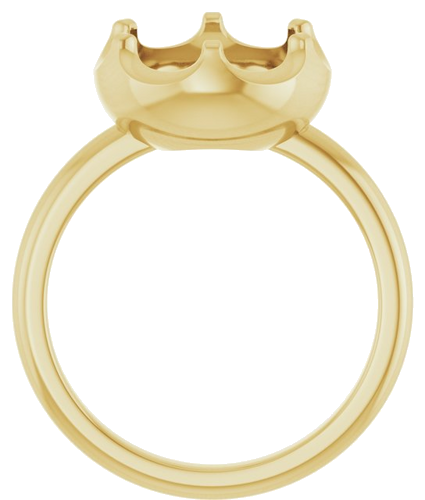 Sužadėtuvių Žiedas „Solitaire“ 14k yellow gold Round 10mm (2)