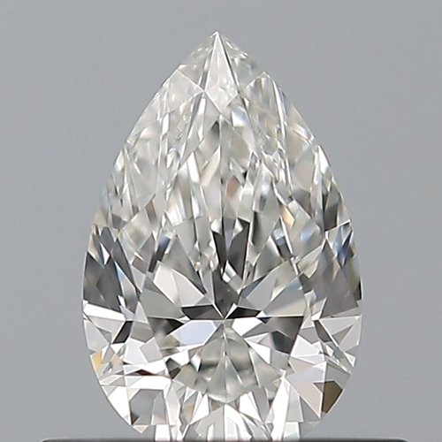 0.41 carat G-IF Natūralus Pear Deimantas (1)