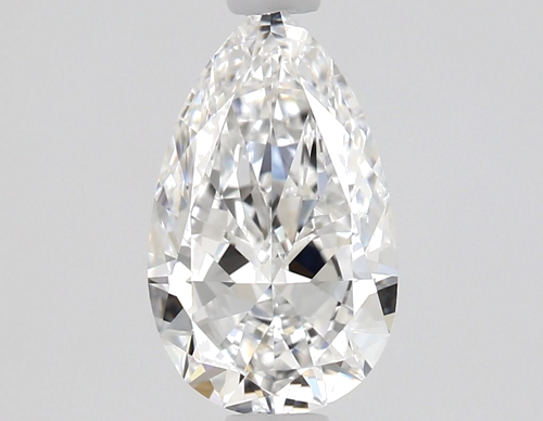 0.7 carat D-VS1 Natūralus Pear Deimantas (1)